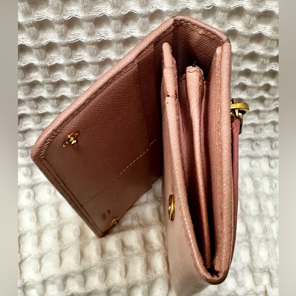 Prada Double Snap Long Wallet with Bow - Picture 8 of 15